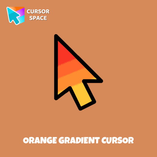Orange gradient cursor